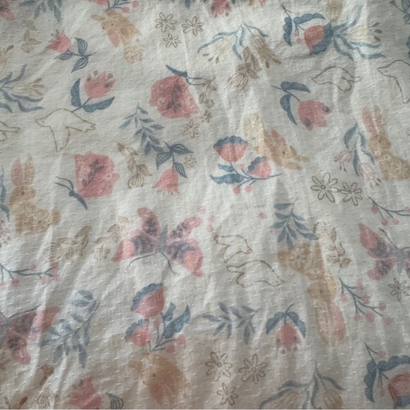 Cynthia Rowley Multicolor Animal Print Floral Dress Pom-Pom Lace Collar Size 4T - Picture 6 of 8